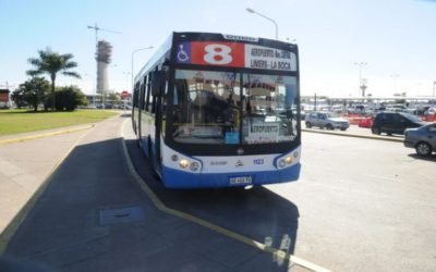 Del centro al aeropuerto de Ezeiza en el colectivo 8